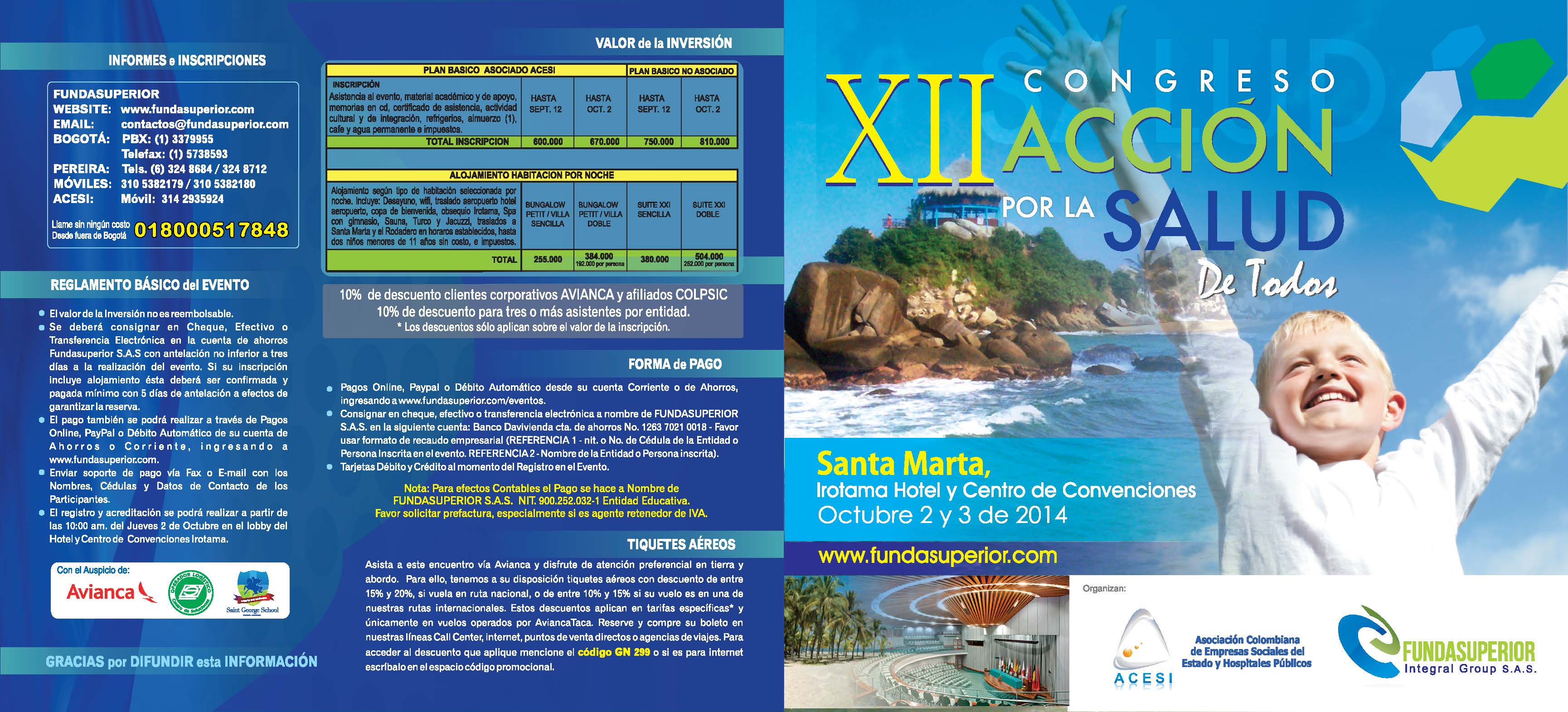 Santa Marta será la sede del Congreso Nacional de ACESI 2014